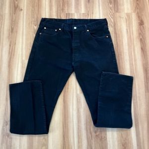 Levi's Men's Black 501 Original Fit Jeans Sz 40x36